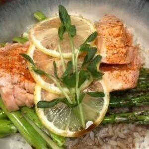 Grilled Salmon Don
